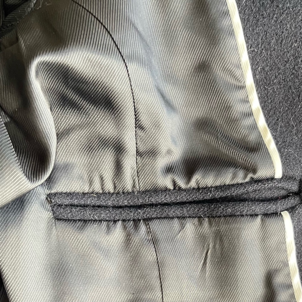 REISS Wool Blend Asymmetrical Zipper Coat - Picture 14 of 14